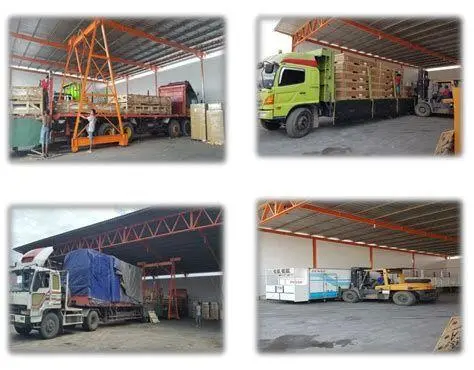 Penataan Barang Efisien Barang tertata rapi di atas mobil pick up