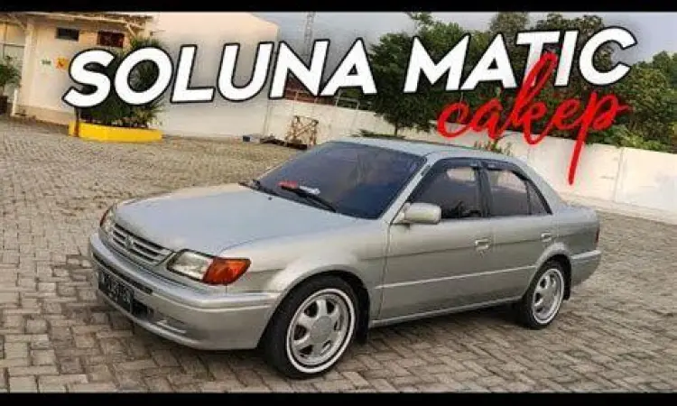 Toyota Soluna GLi transmisi matic warna silver