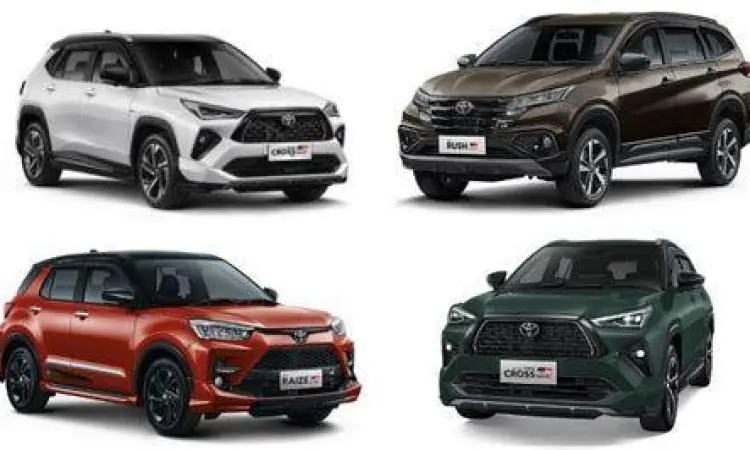 Perbandingan SUV harga 500 jutaan di jalan raya
