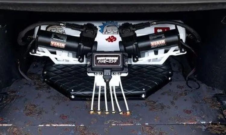Trunk Setup Estetik Custom trunk setup air suspension mewah