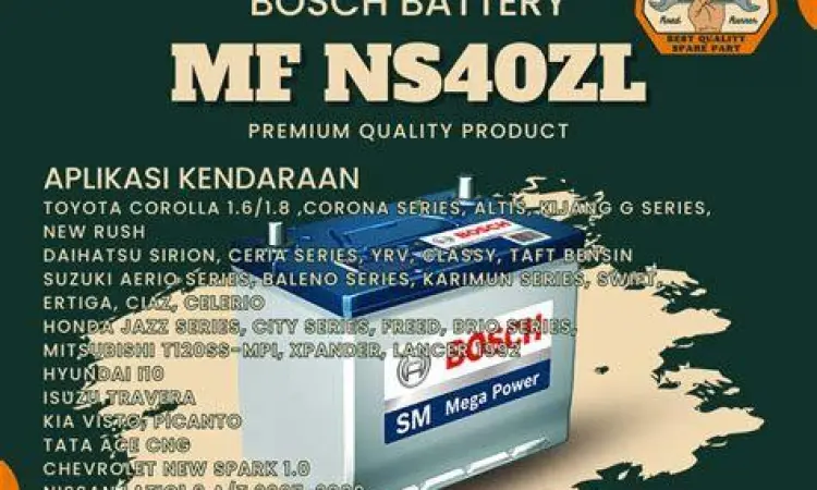 Aki Mobil Ayla Aki mobil Ayla tipe NS40ZL