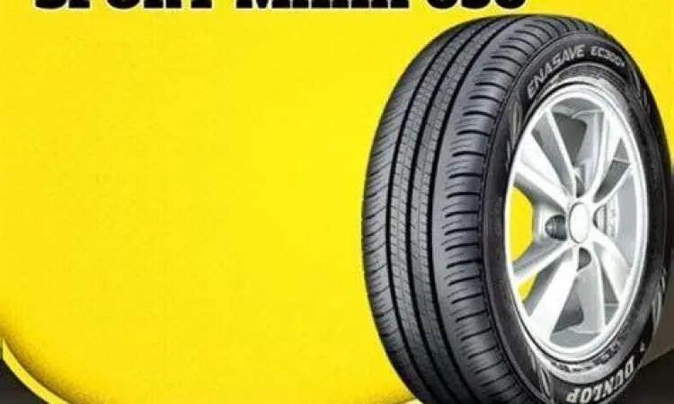 Suasana toko ban resmi yang menjual produk Dunlop ring 17