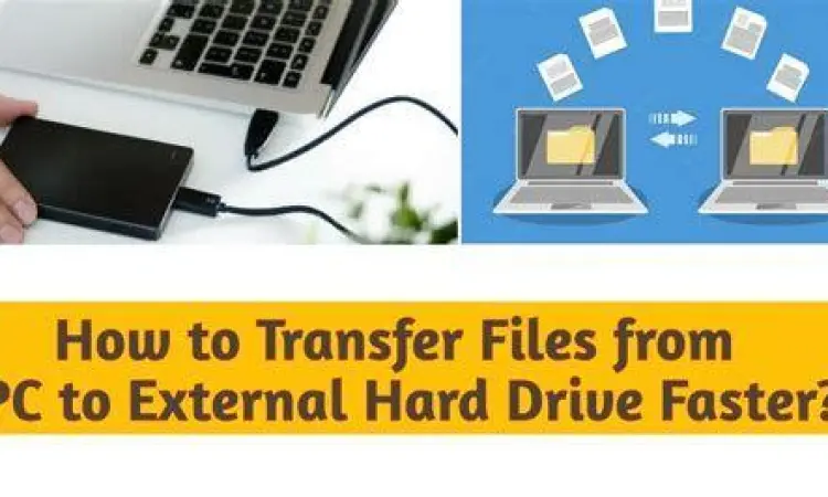 Memindahkan data menggunakan hard disk eksternal