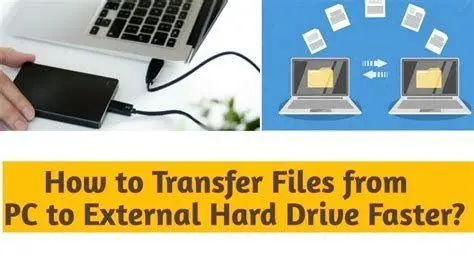 External Data Transfer Memindahkan data menggunakan hard disk eksternal