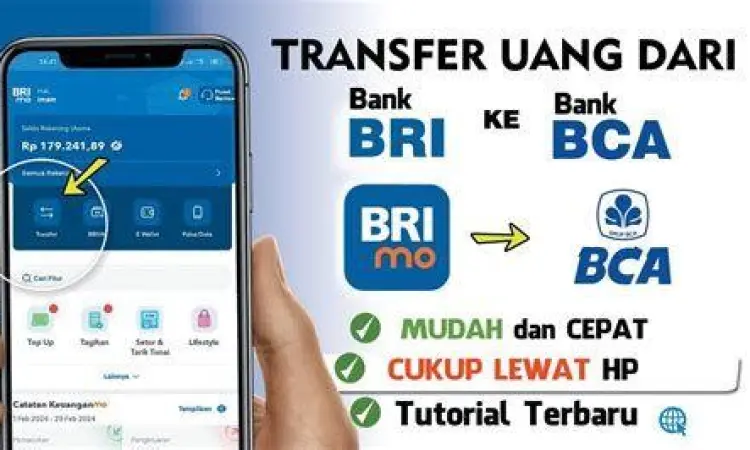 Langkah transfer BRI ke BCA lewat BRImo