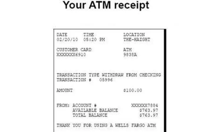 Bukti Transaksi Struk bukti transfer ATM BCA