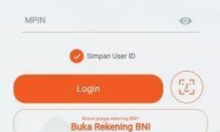 Antarmuka BNI Mobile Banking Aplikasi BNI Mobile Banking untuk transfer antar bank