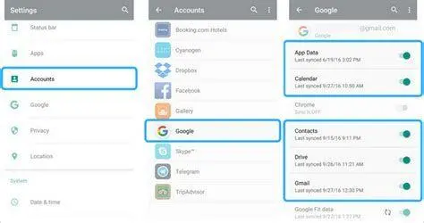 Menu Backup Google Android pengaturan pencadangan data google di android