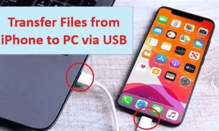 Transfer File via Kabel USB cara transfer file dari iphone ke laptop melalui windows explorer