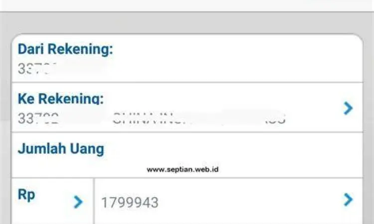Contoh kode unik pada aplikasi Flip