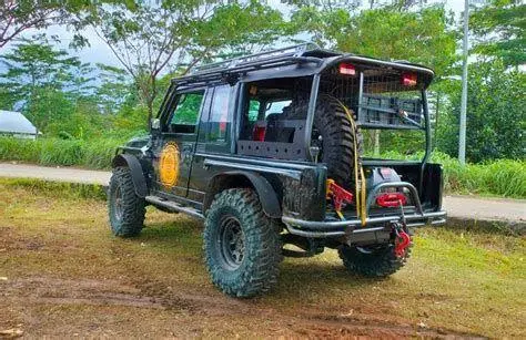 Modifikasi Suzuki Caribian Modifikasi Suzuki Caribian untuk medan offroad ekstrim