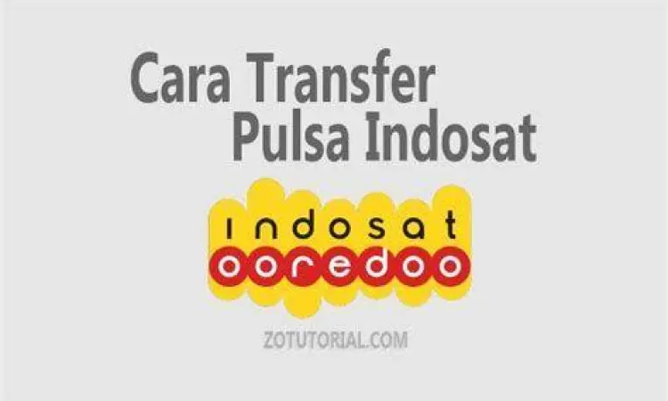 Infografis syarat transfer pulsa indosat