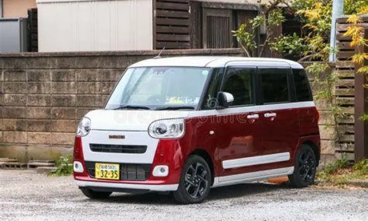 Kei-car Jepang Mobil mungil Kei-car di jalanan Jepang