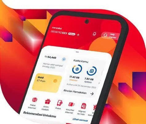 Interface MyTelkomsel Gift Feature Antarmuka aplikasi MyTelkomsel pada bagian fitur transfer pulsa