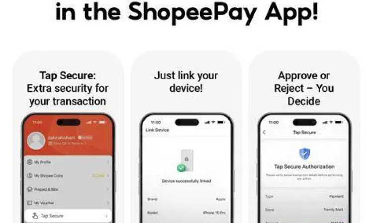 Fitur keamanan PIN dan OTP ShopeePay