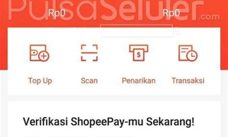 Verifikasi ShopeePay Plus Proses verifikasi ShopeePay Plus menggunakan KTP
