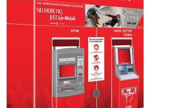 Mesin ATM CIMB Niaga untuk transaksi virtual account