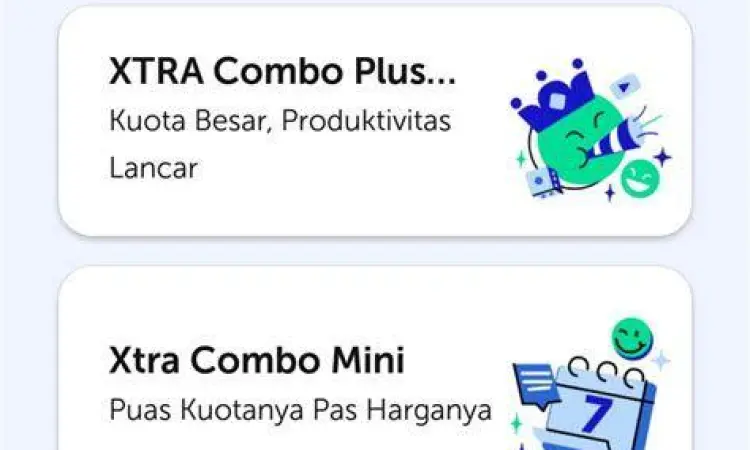 Transfer Kuota XL Axiata Menu bagi kuota di aplikasi MyXL