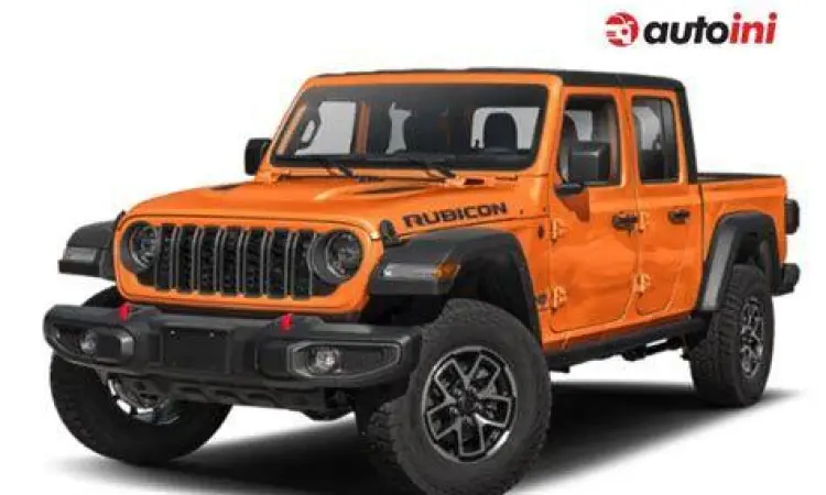 Mobil Jeep Gladiator Rubicon pick-up mewah di jalur off-road