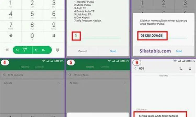 infografis syarat dan ketentuan transfer pulsa operator