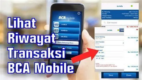 Cek Mutasi Mobile Banking Tampilan layar riwayat transaksi di aplikasi mobile banking
