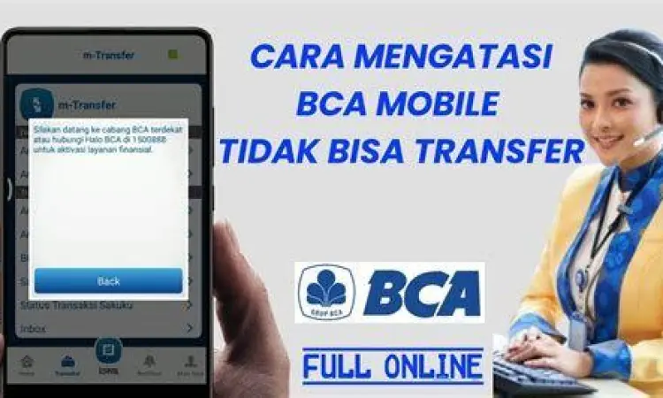 Aktivasi BCA Mobile Layar aktivasi finansial bca mobile di smartphone